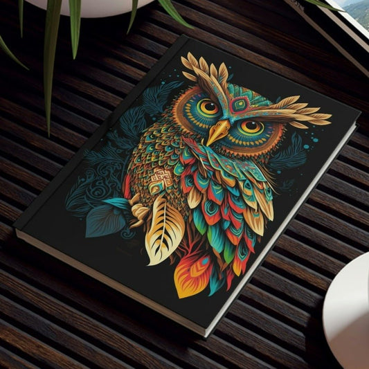 Owl Inspirations - Mesoamerican Owl - Hard Backed Journal