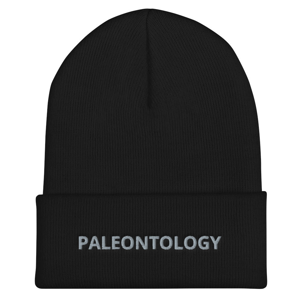 Paleontology Cuffed Beanie | Perfect Gift for the Dinosaur Lover