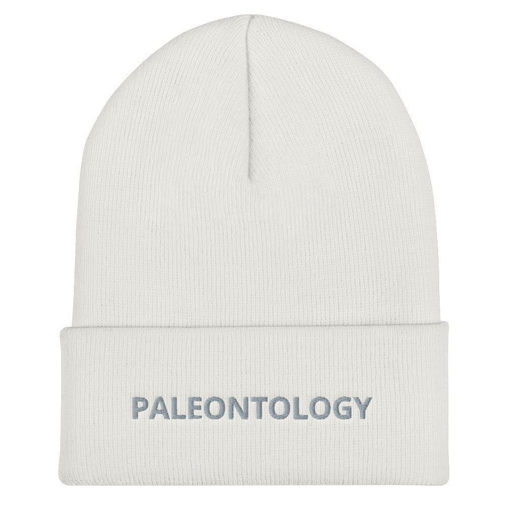 Paleontology Cuffed Beanie | Perfect Gift for the Dinosaur Lover