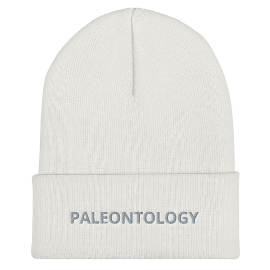 Paleontology Cuffed Beanie | Perfect Gift for the Dinosaur Lover