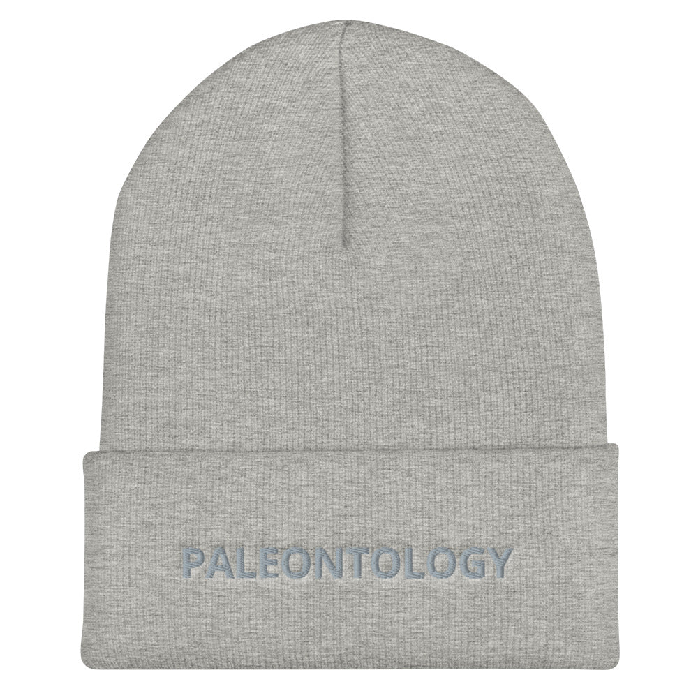 Paleontology Cuffed Beanie | Perfect Gift for the Dinosaur Lover