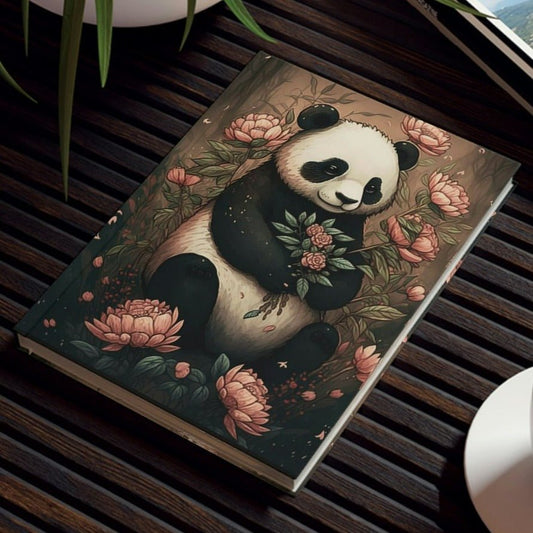 Panda Garden Hard Backed Journal