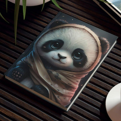 Panda Ready to Go Hard Backed Journal