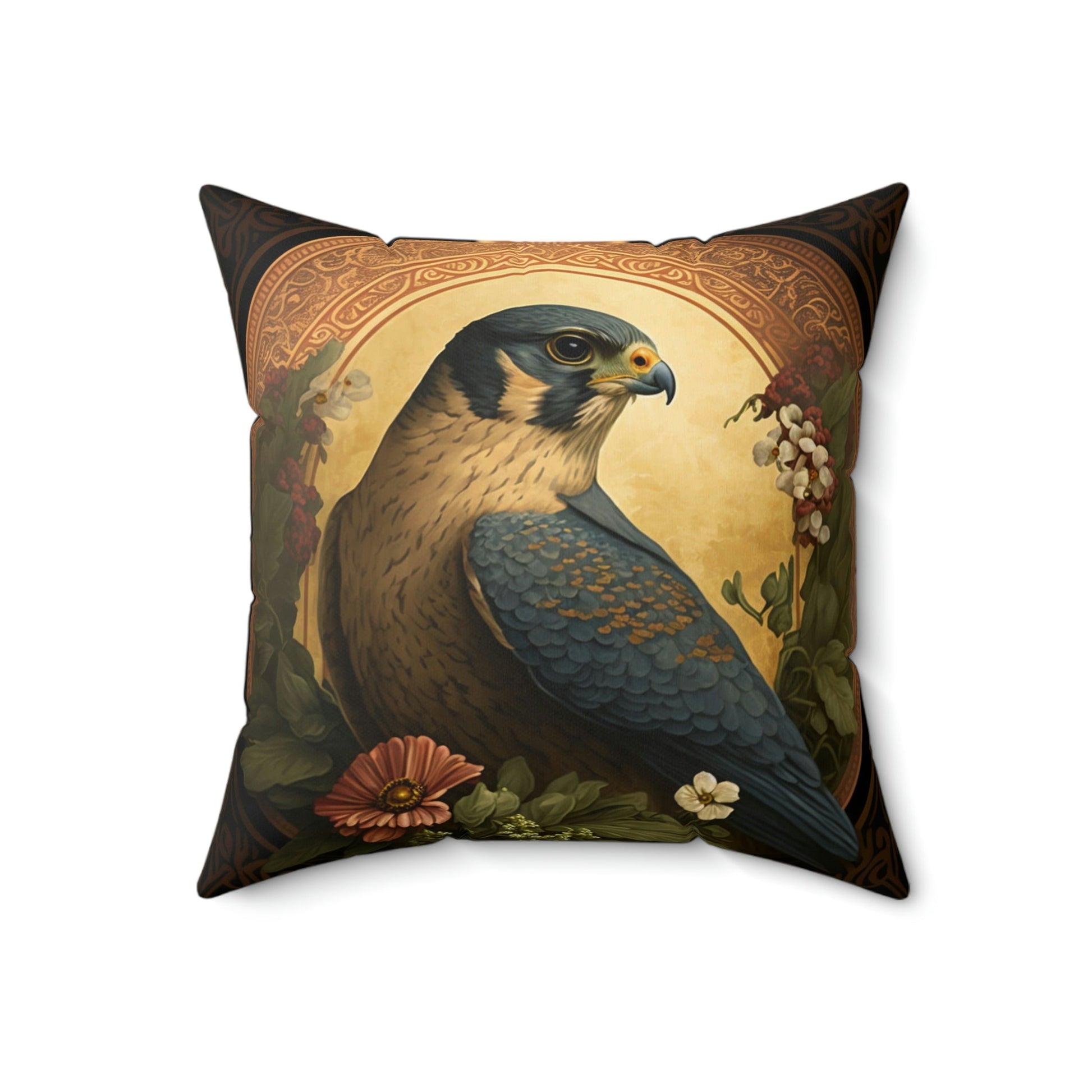 Peregrine Falcon I Square Pillow