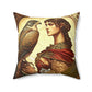 Peregrine Falcon II Square Pillow
