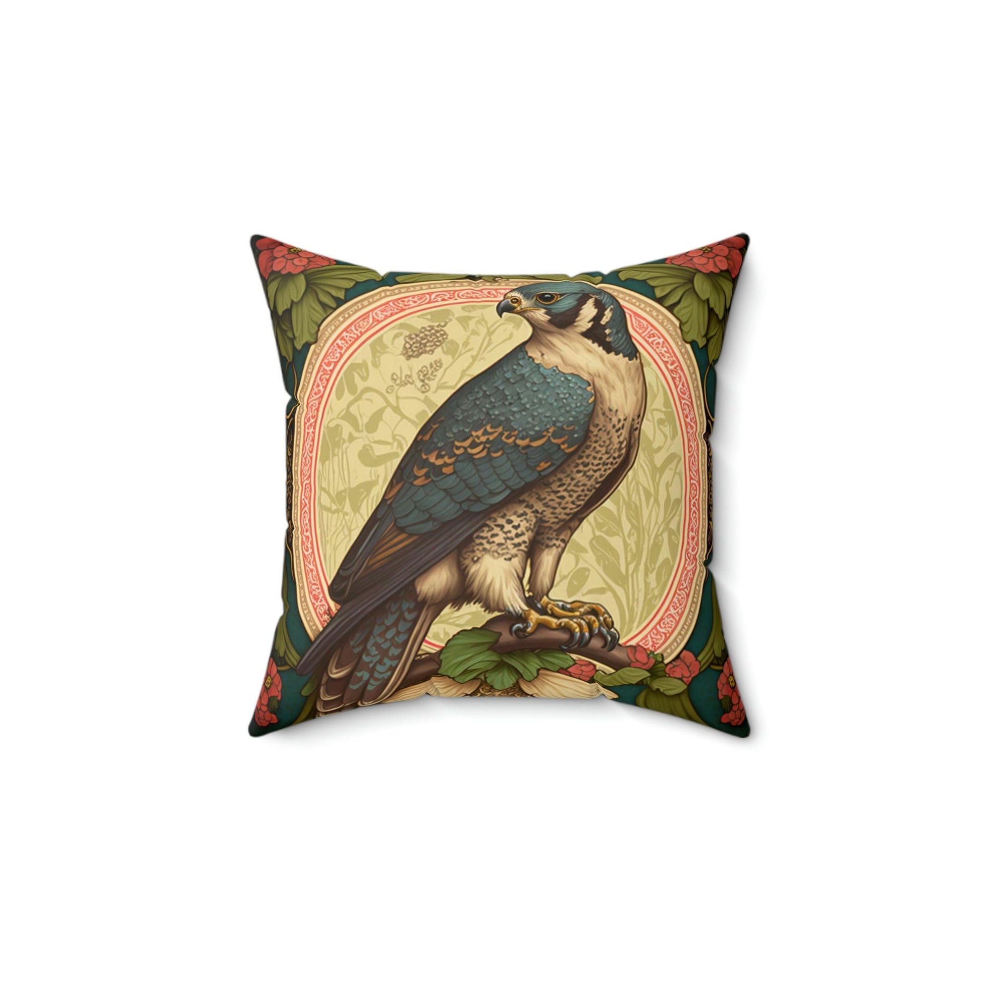 Peregrine Falcon III Square Pillow