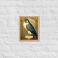 Peregrine Falcon Mucha-Style Print IV Framed Poster