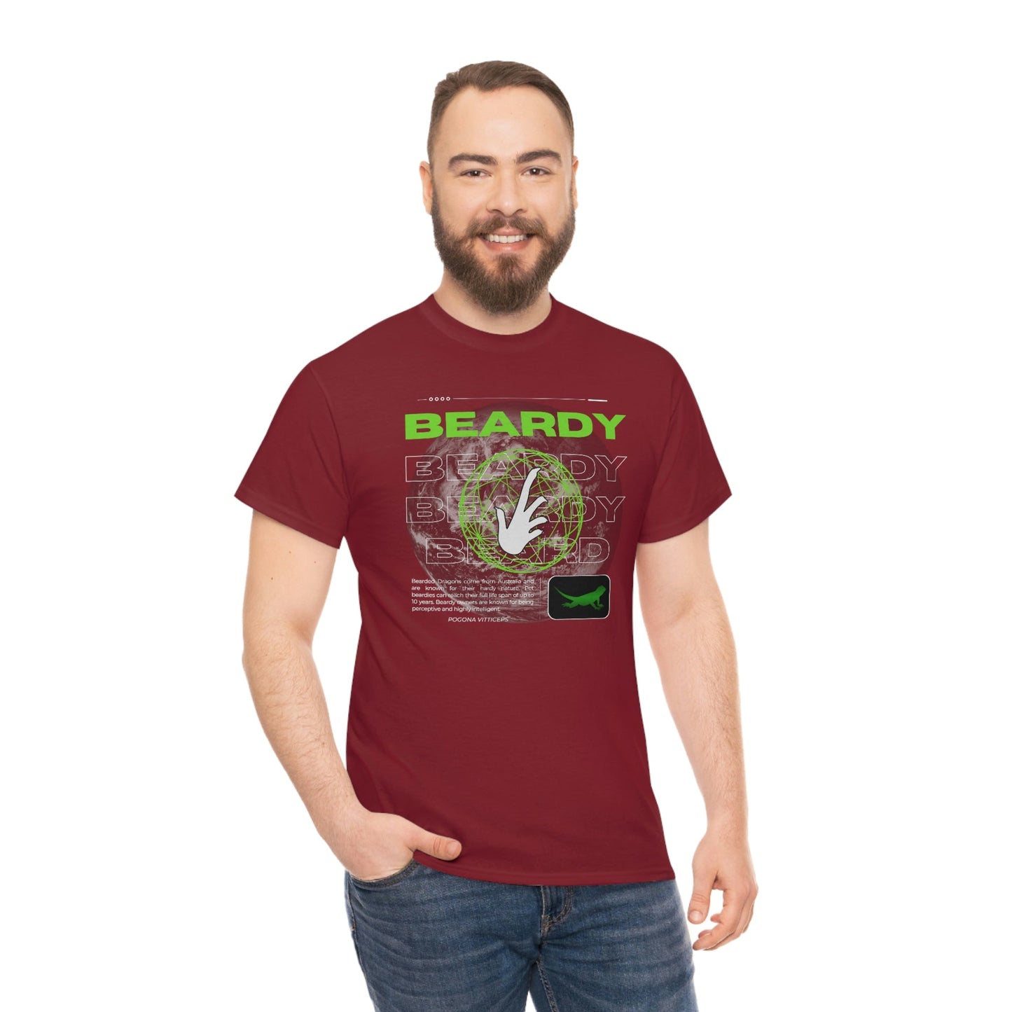 Perspective Beardy II Heavy Cotton T-Shirt