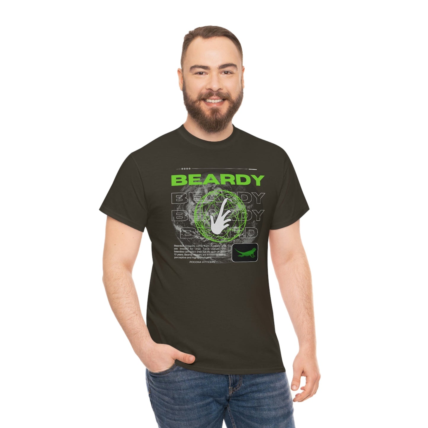 Perspective Beardy II Heavy Cotton T-Shirt