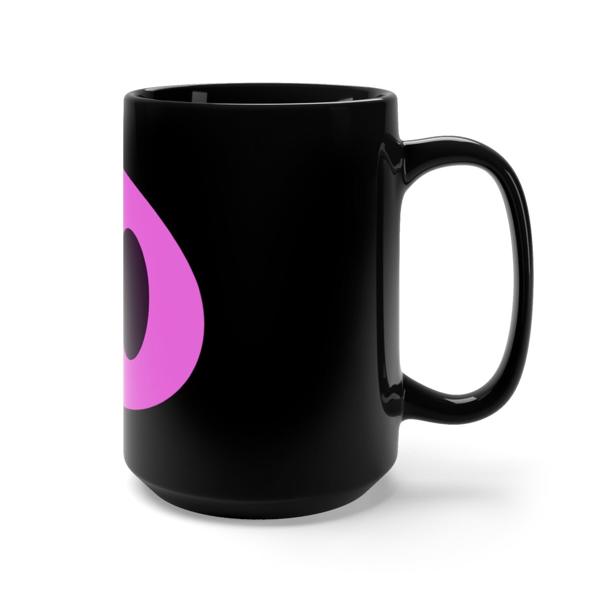 Pig Snout Black Mug 15oz