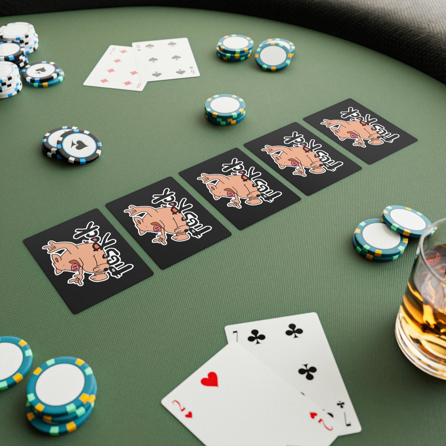Pigs Rock Poker Playing Cards