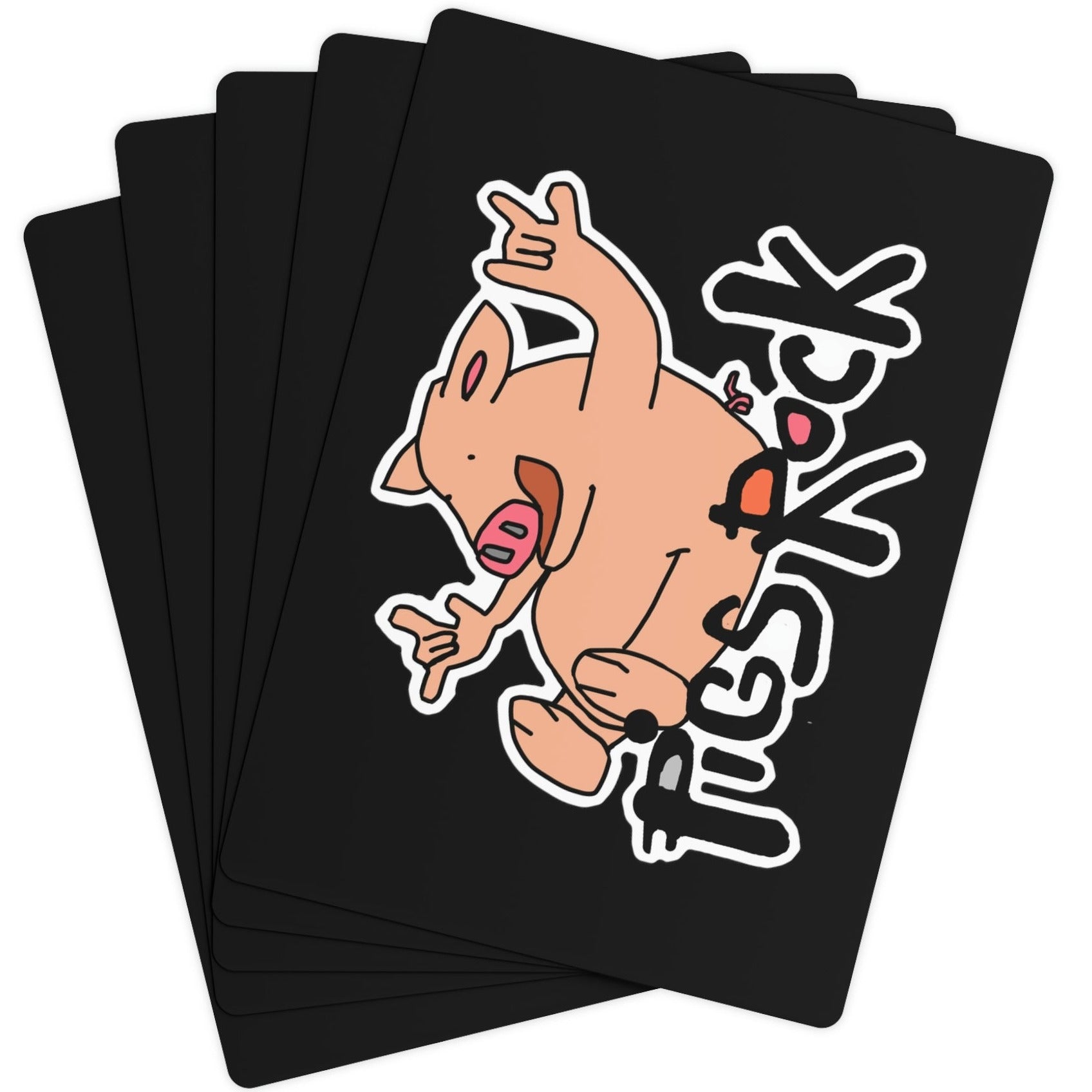Pigs Rock Poker Playing Cards