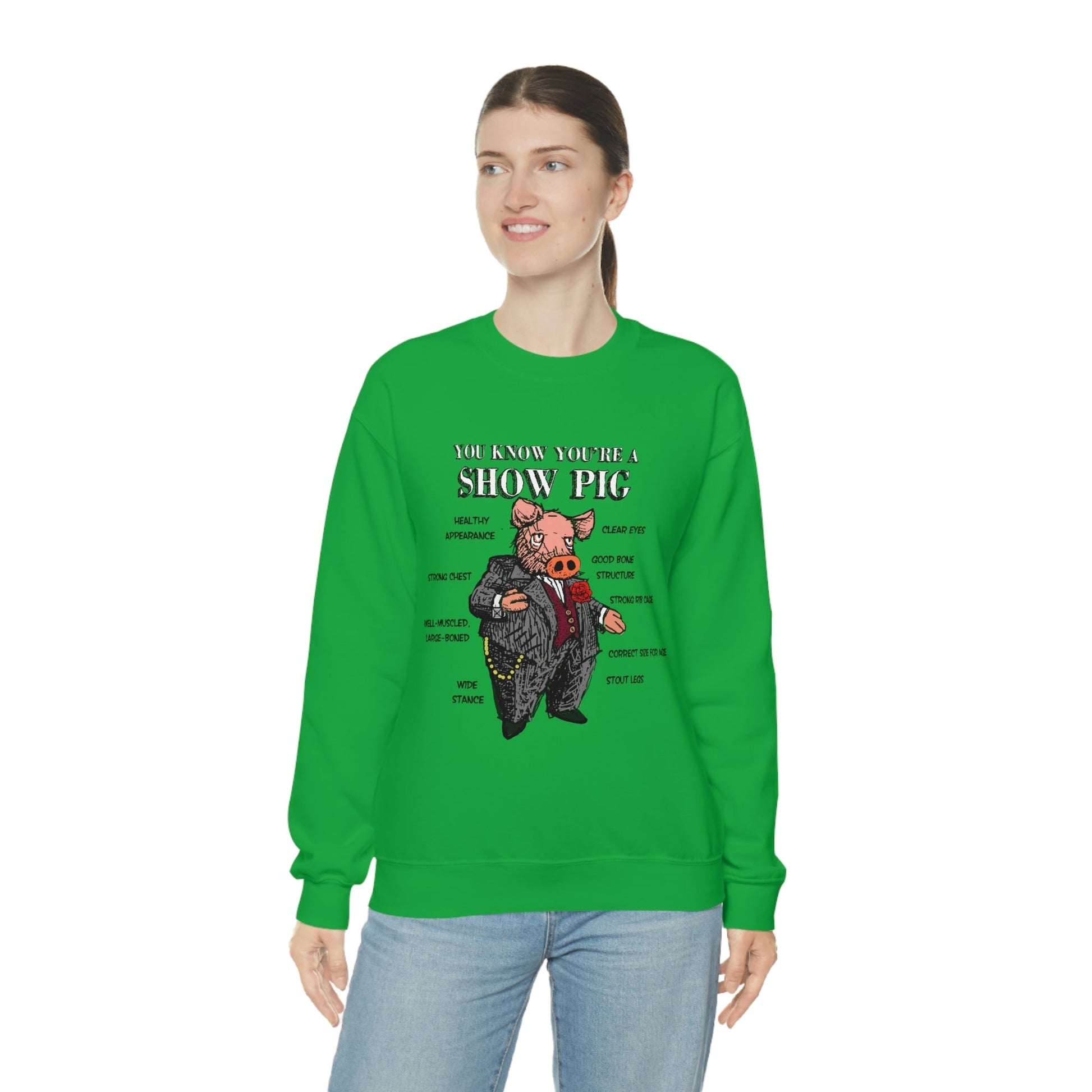 Pigs Rock Unisex Heavy Blend Crewneck Sweatshirt