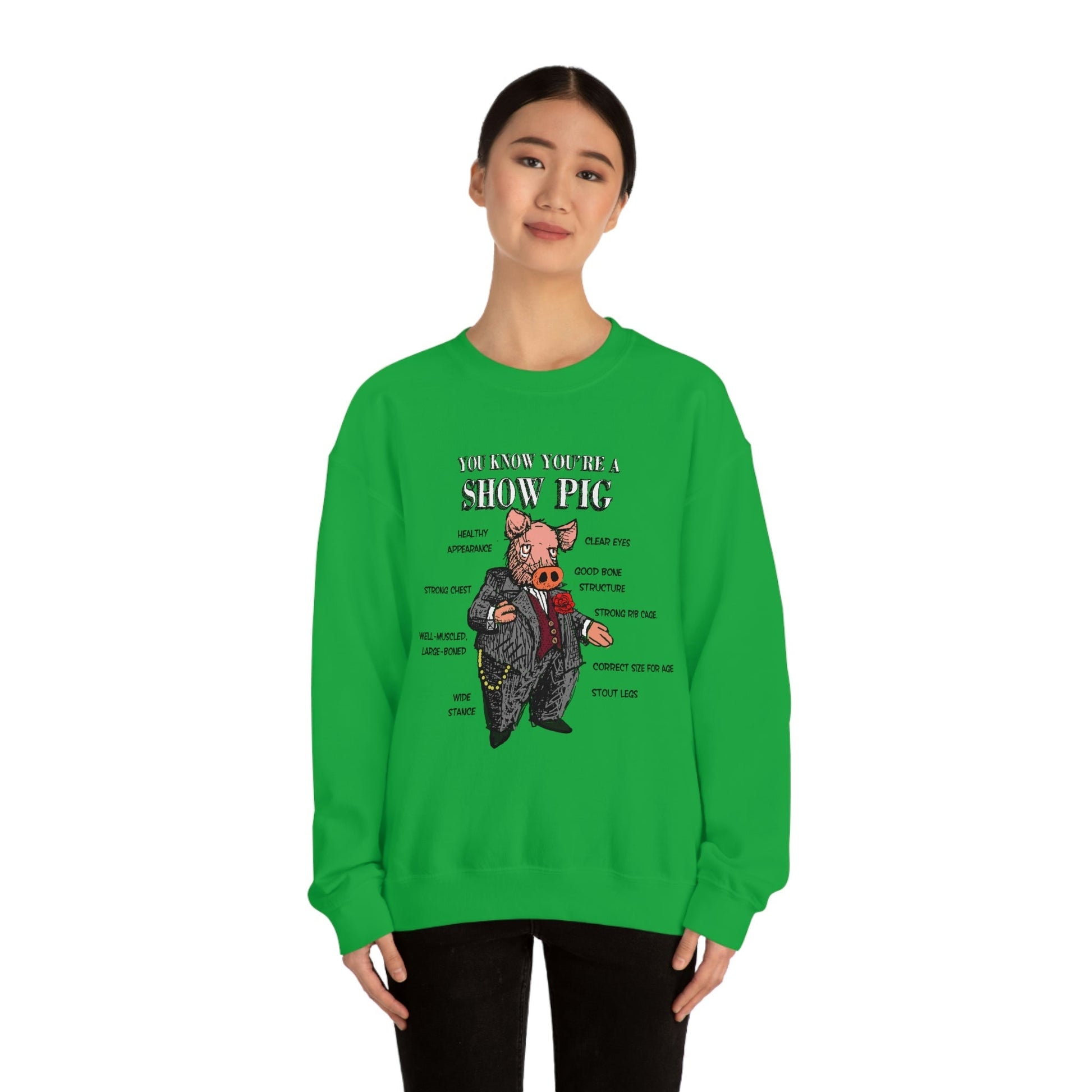 Pigs Rock Unisex Heavy Blend Crewneck Sweatshirt