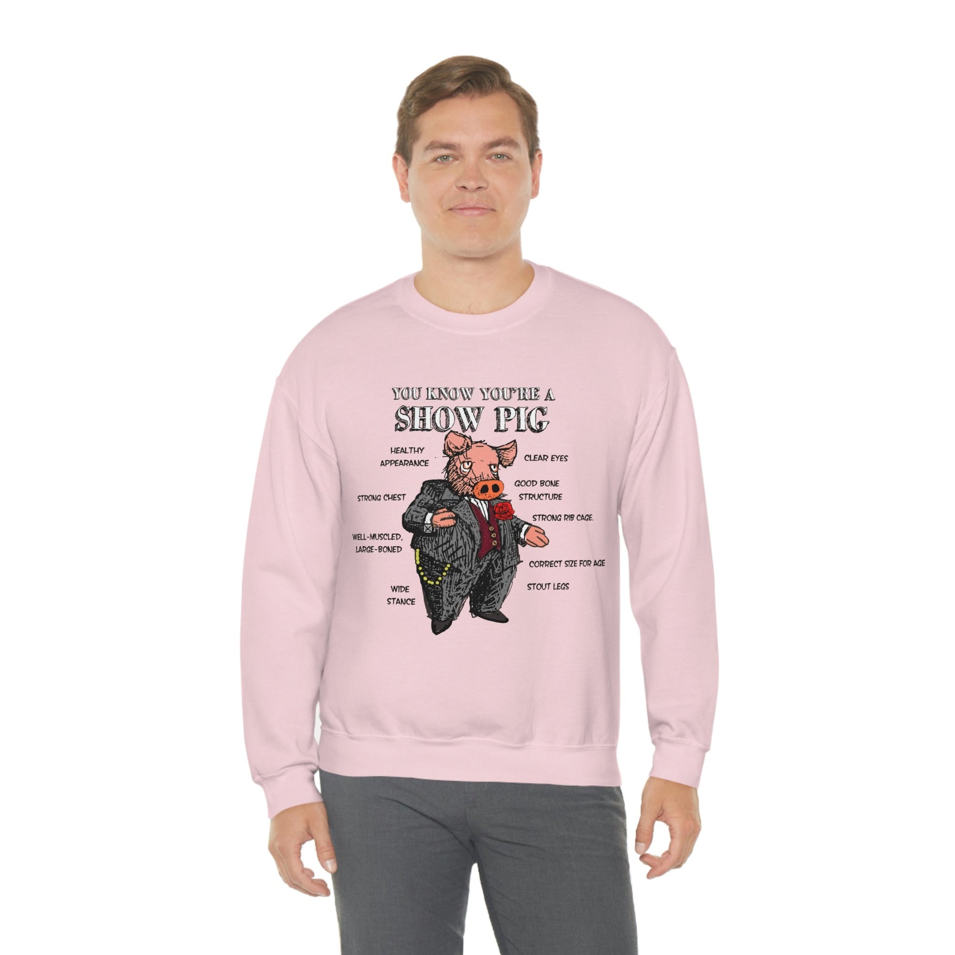 Pigs Rock Unisex Heavy Blend Crewneck Sweatshirt