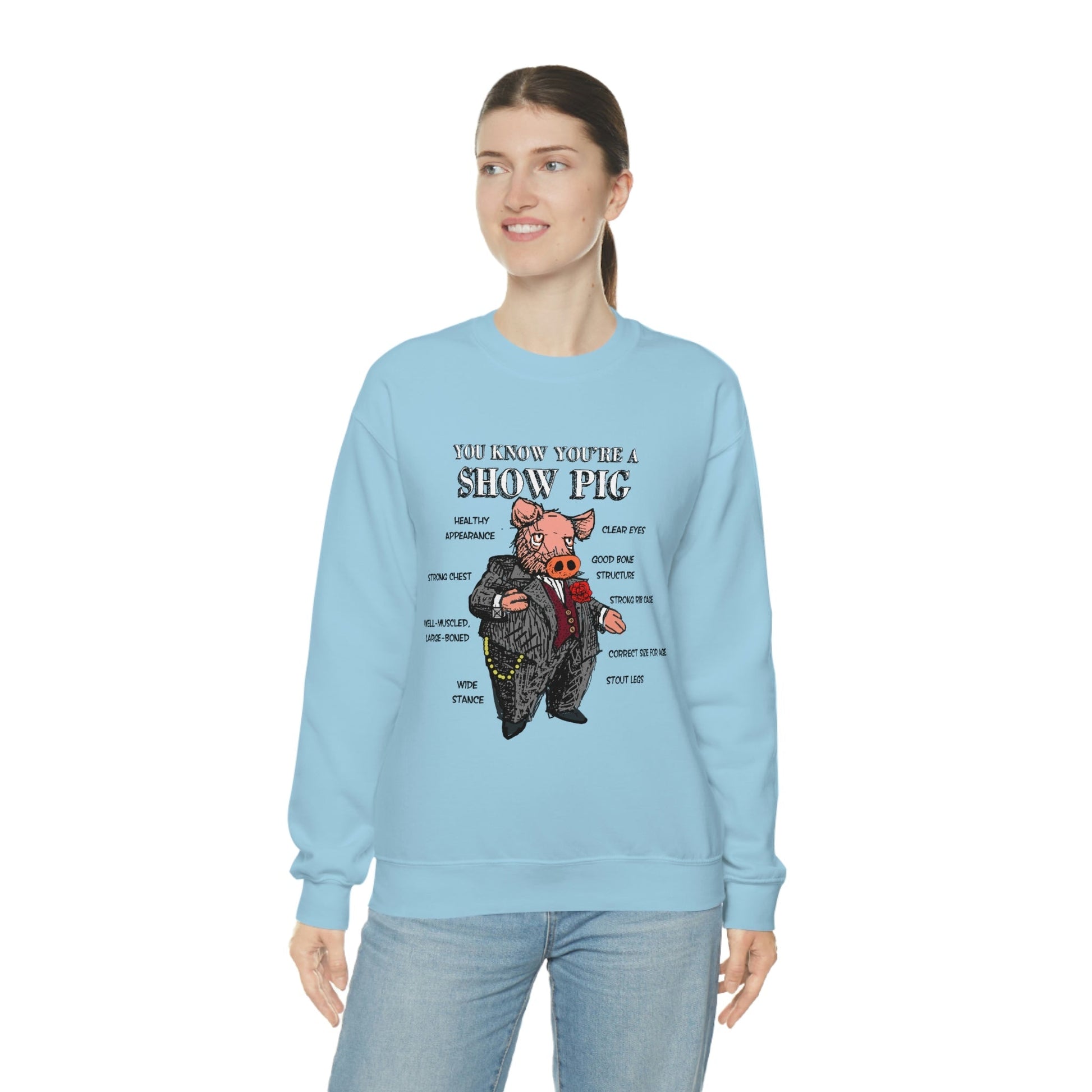 Pigs Rock Unisex Heavy Blend Crewneck Sweatshirt