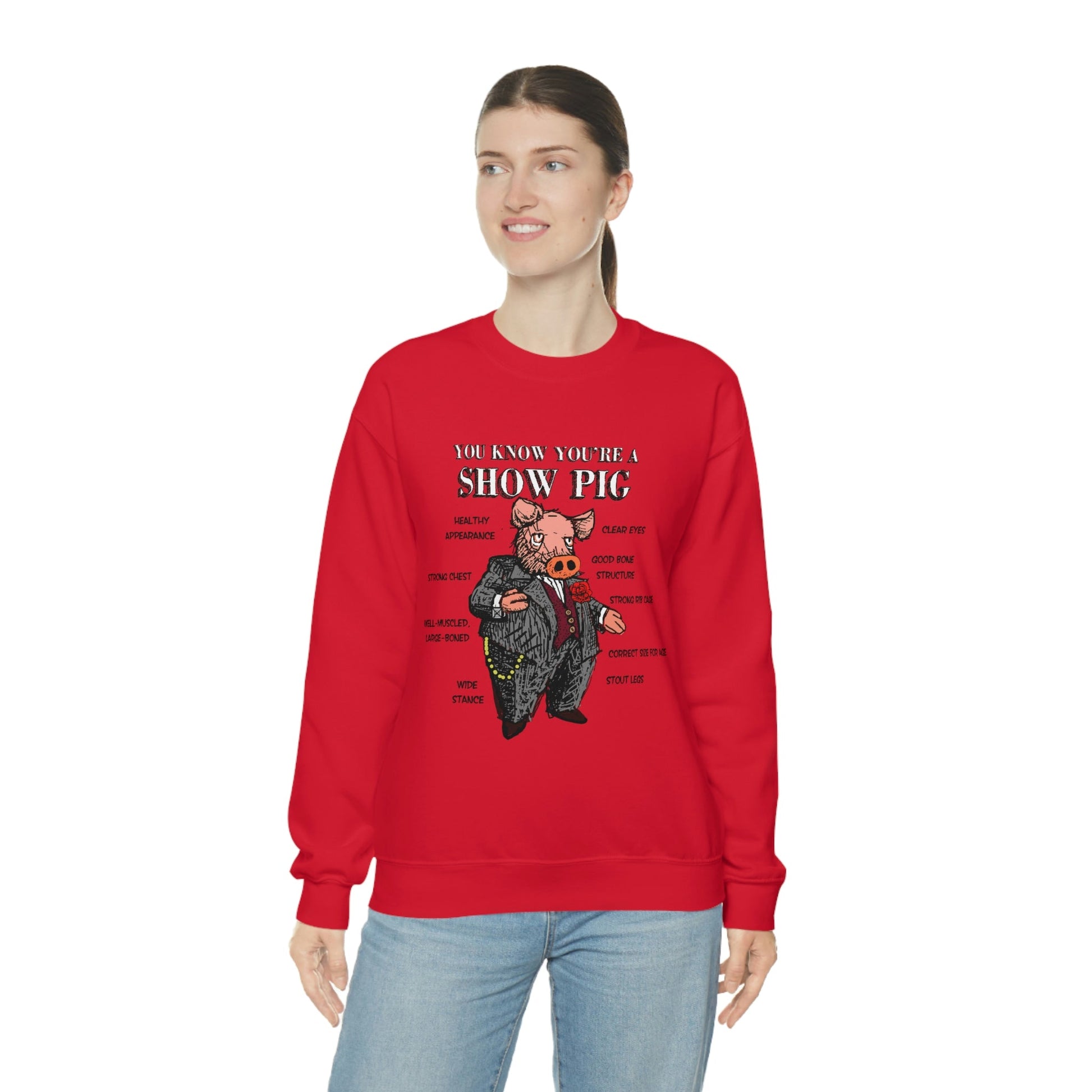 Pigs Rock Unisex Heavy Blend Crewneck Sweatshirt