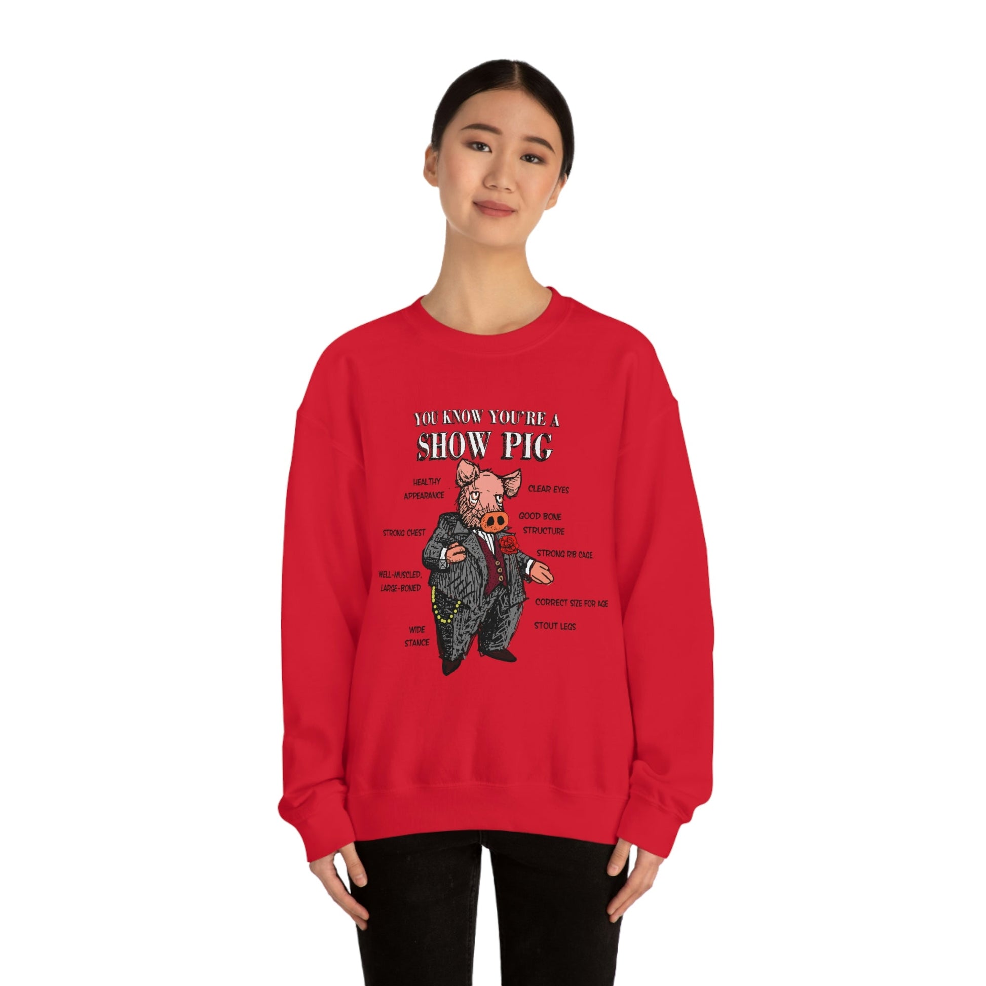 Pigs Rock Unisex Heavy Blend Crewneck Sweatshirt