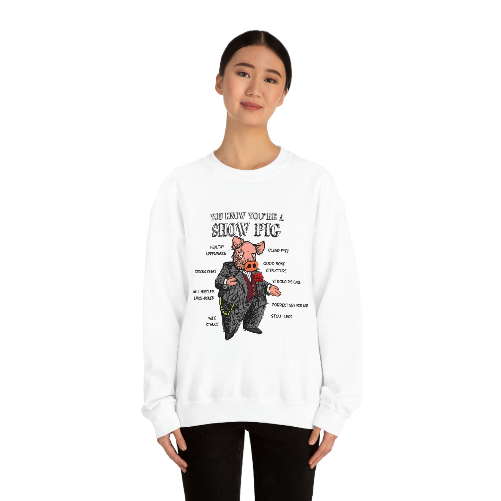 Pigs Rock Unisex Heavy Blend Crewneck Sweatshirt