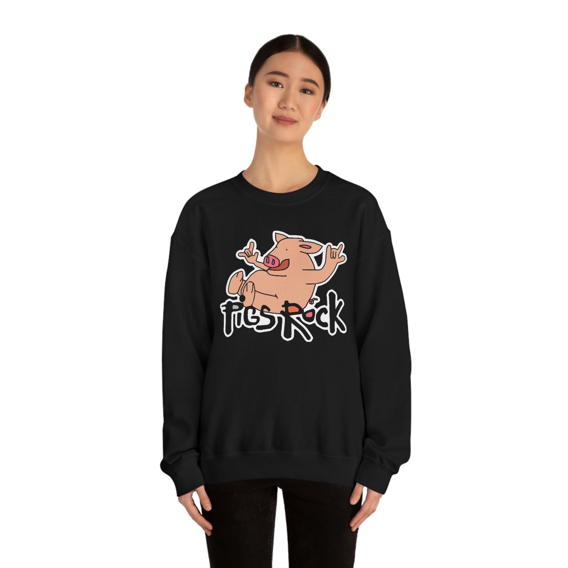 Pigs Rock Unisex Heavy Blend Crewneck Sweatshirt