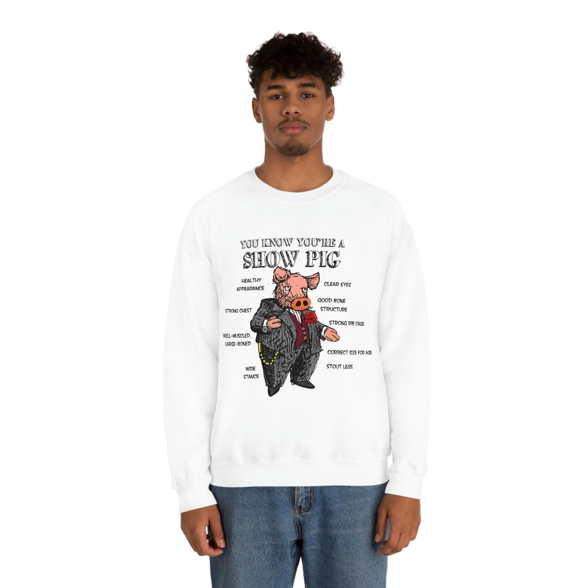 Pigs Rock Unisex Heavy Blend Crewneck Sweatshirt