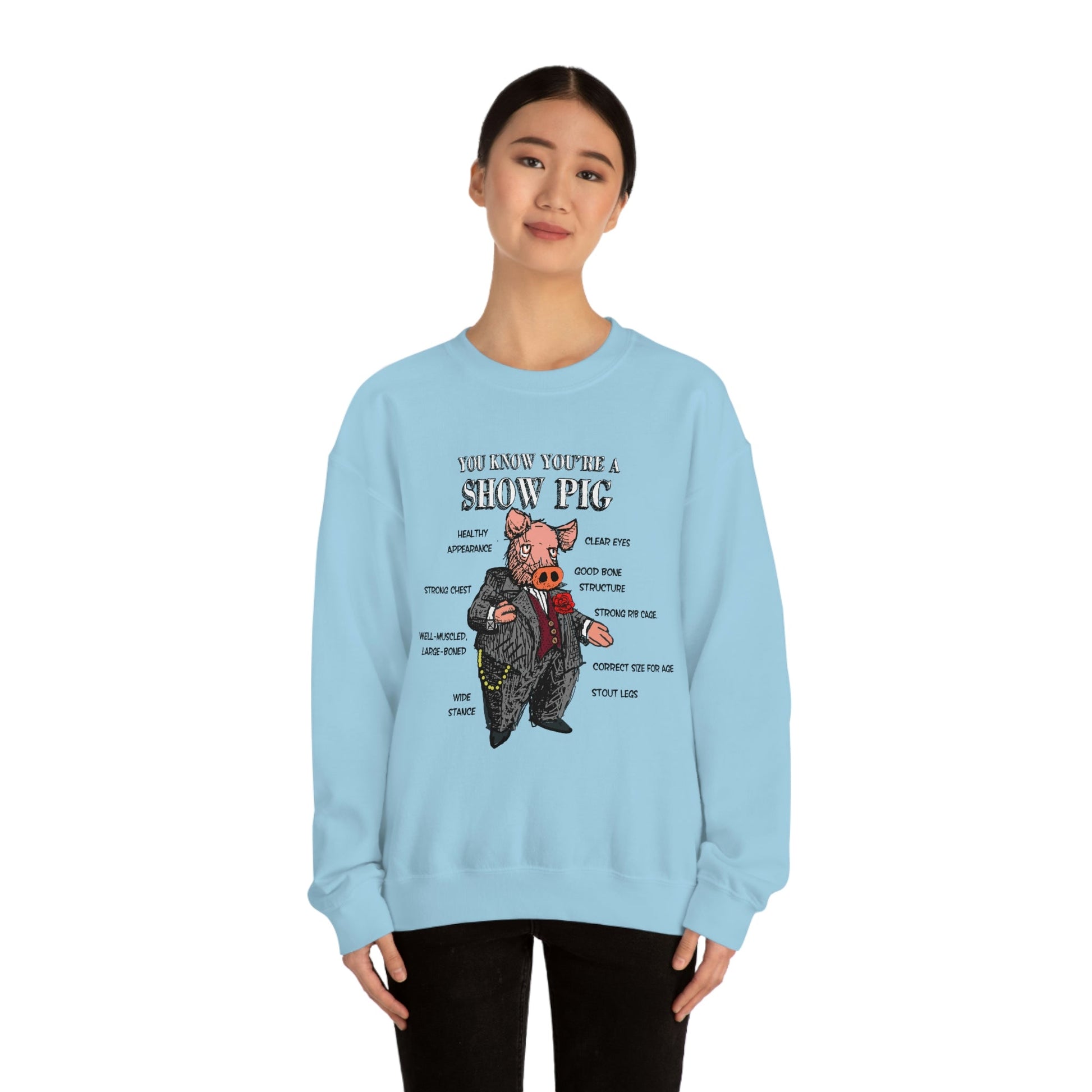 Pigs Rock Unisex Heavy Blend Crewneck Sweatshirt