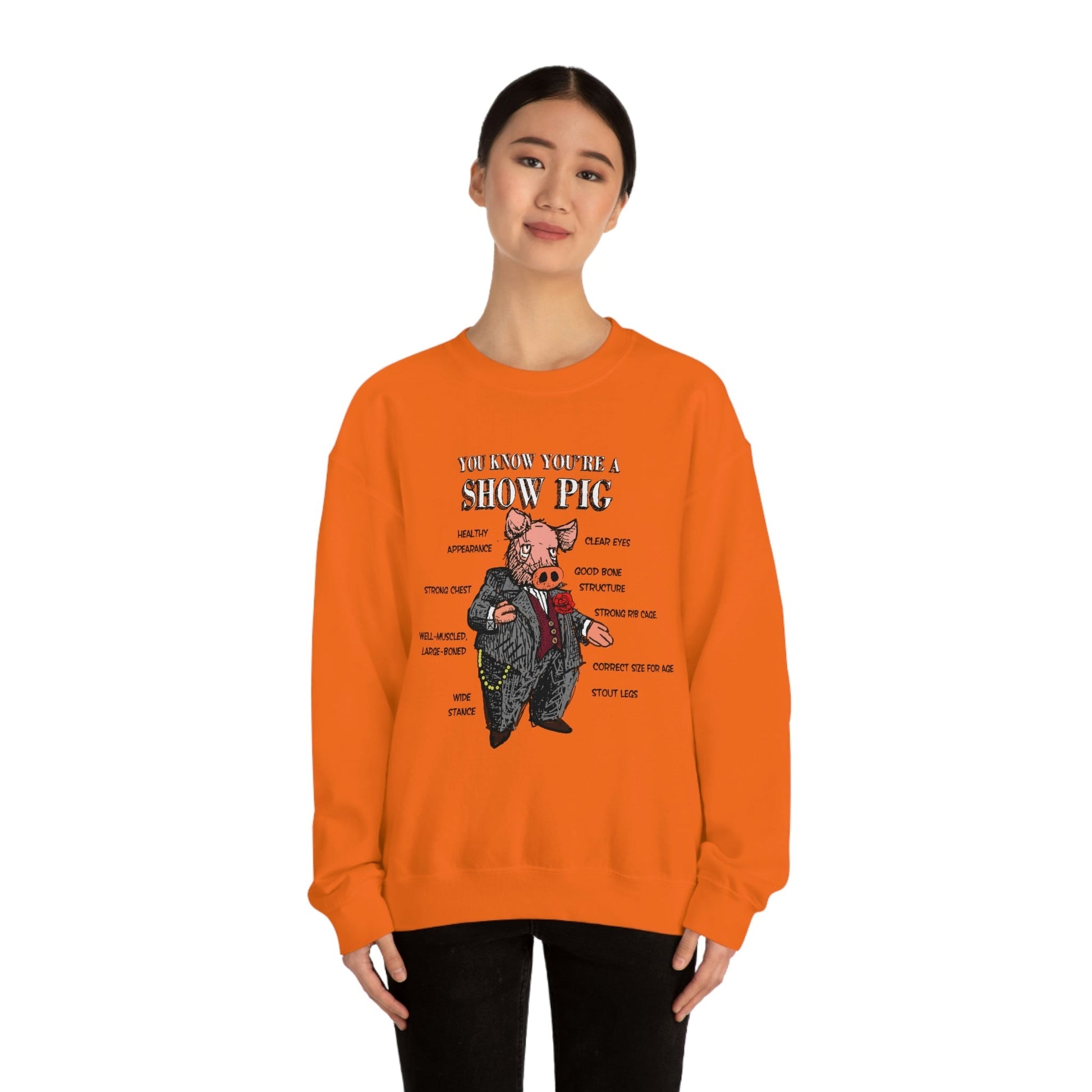 Pigs Rock Unisex Heavy Blend Crewneck Sweatshirt