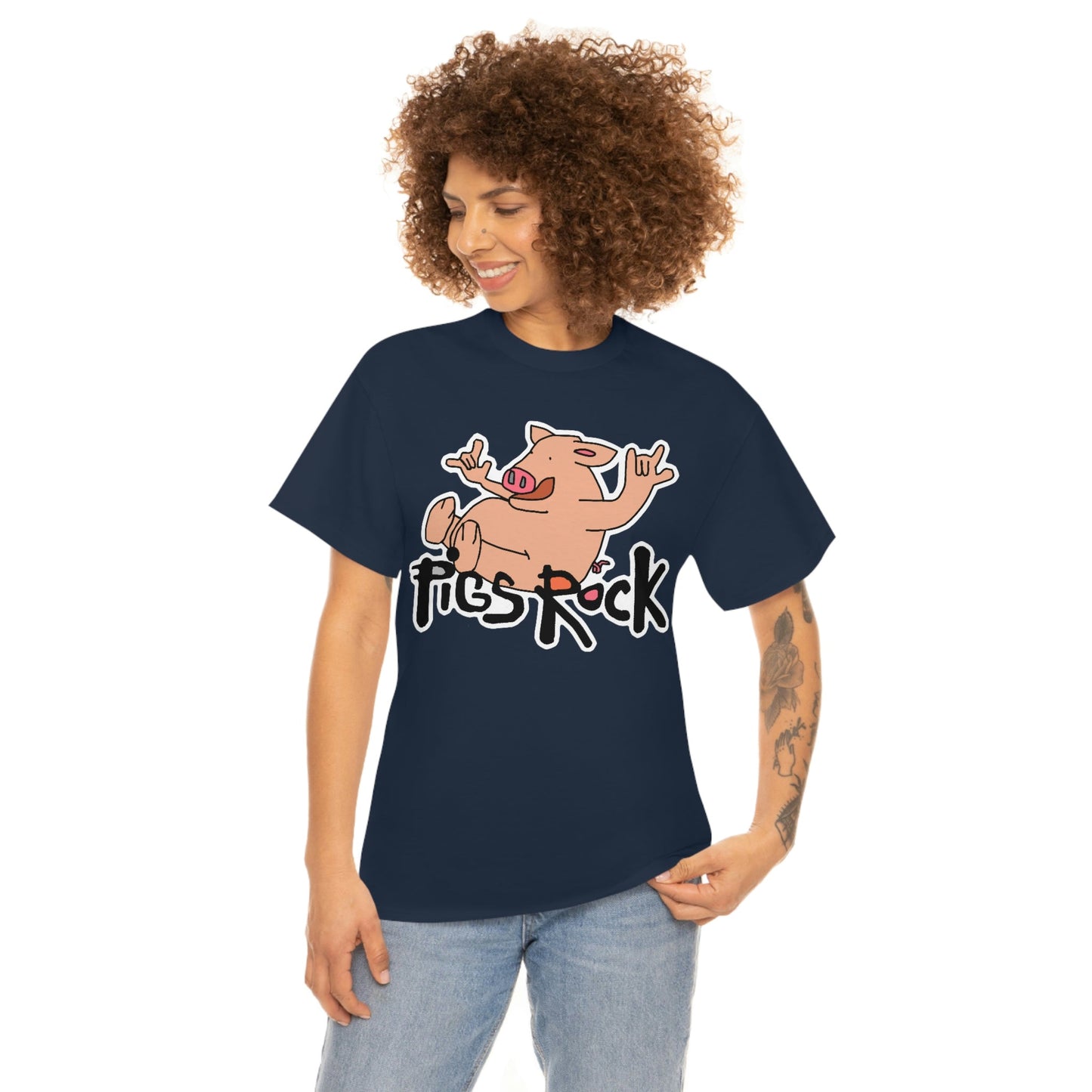 Pigs Rock Unisex Heavy Cotton Tee