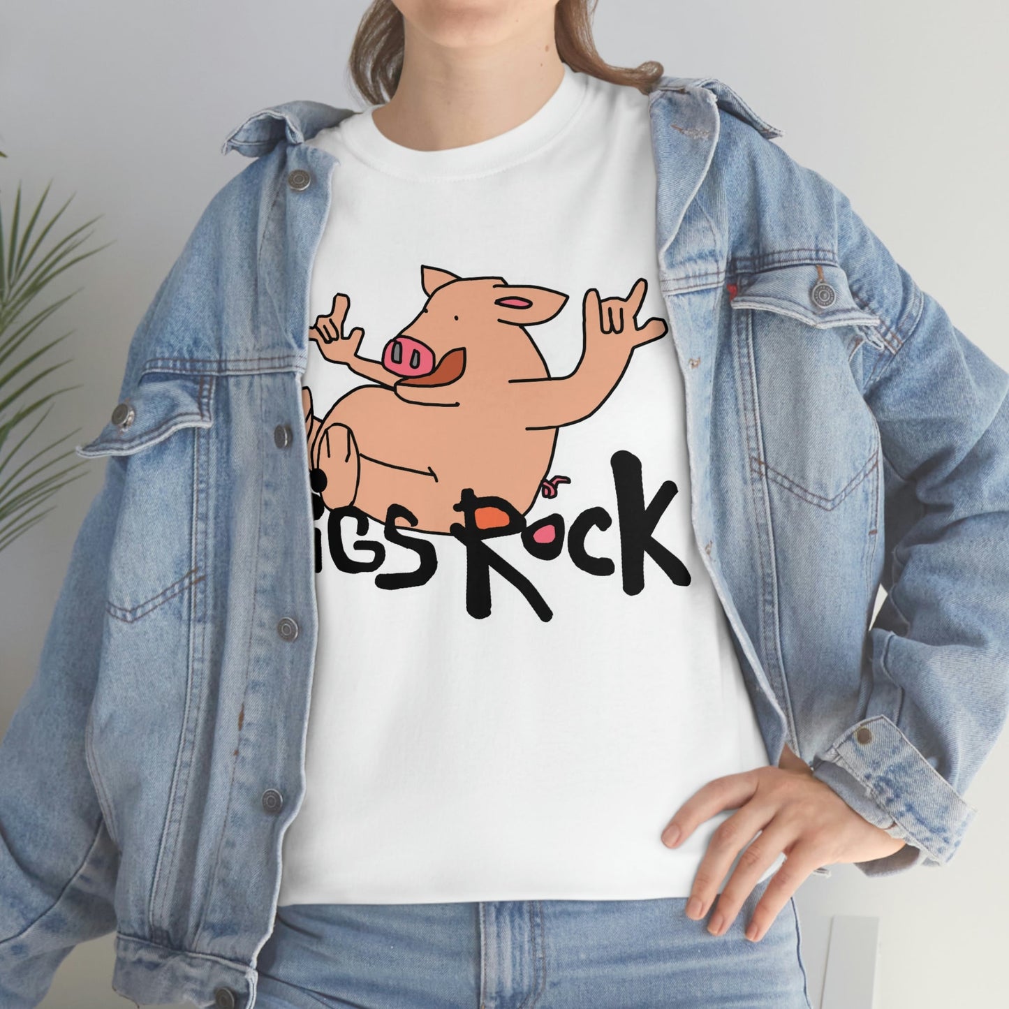 Pigs Rock Unisex Heavy Cotton Tee