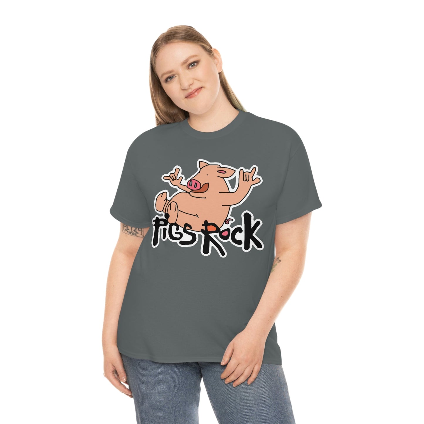 Pigs Rock Unisex Heavy Cotton Tee