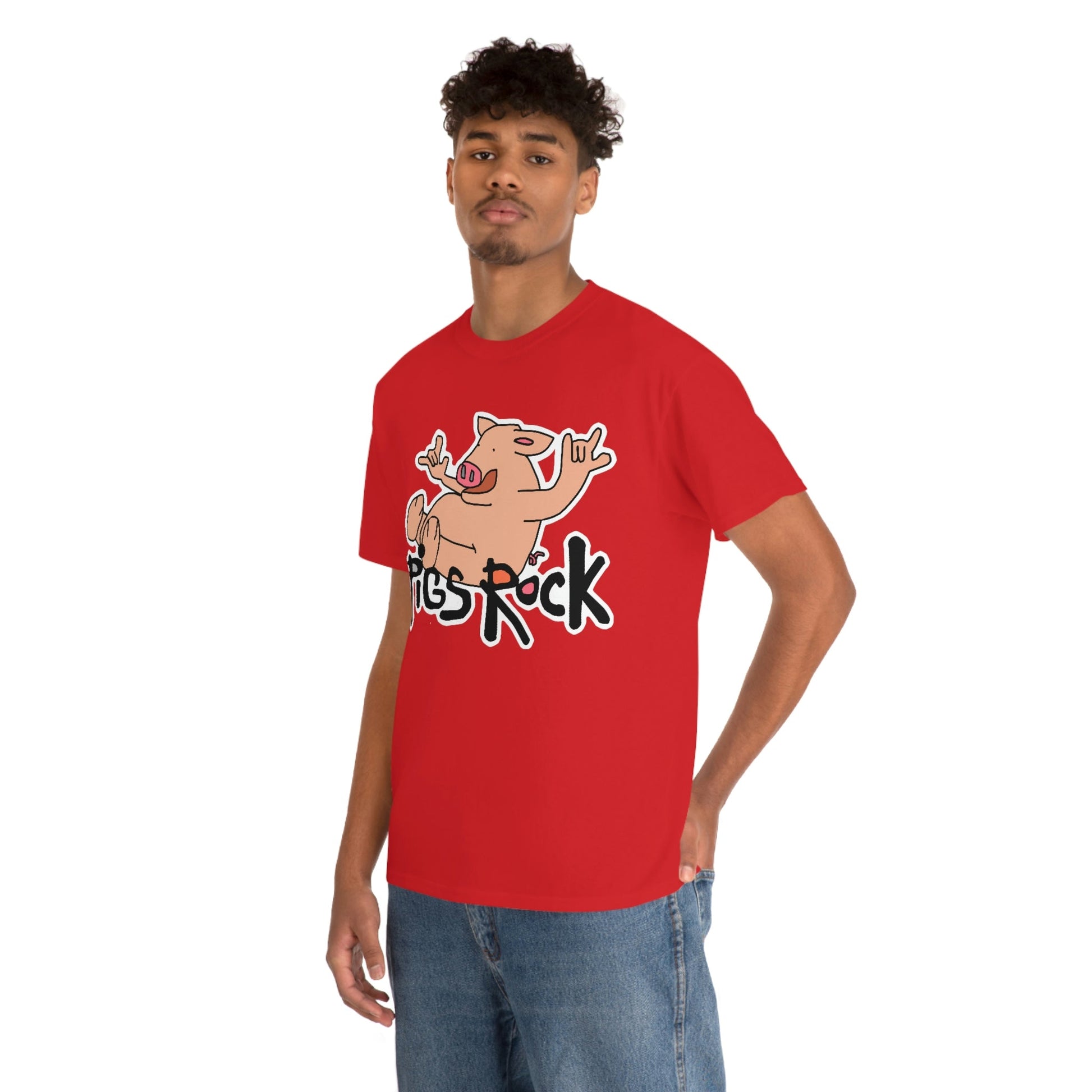 Pigs Rock Unisex Heavy Cotton Tee