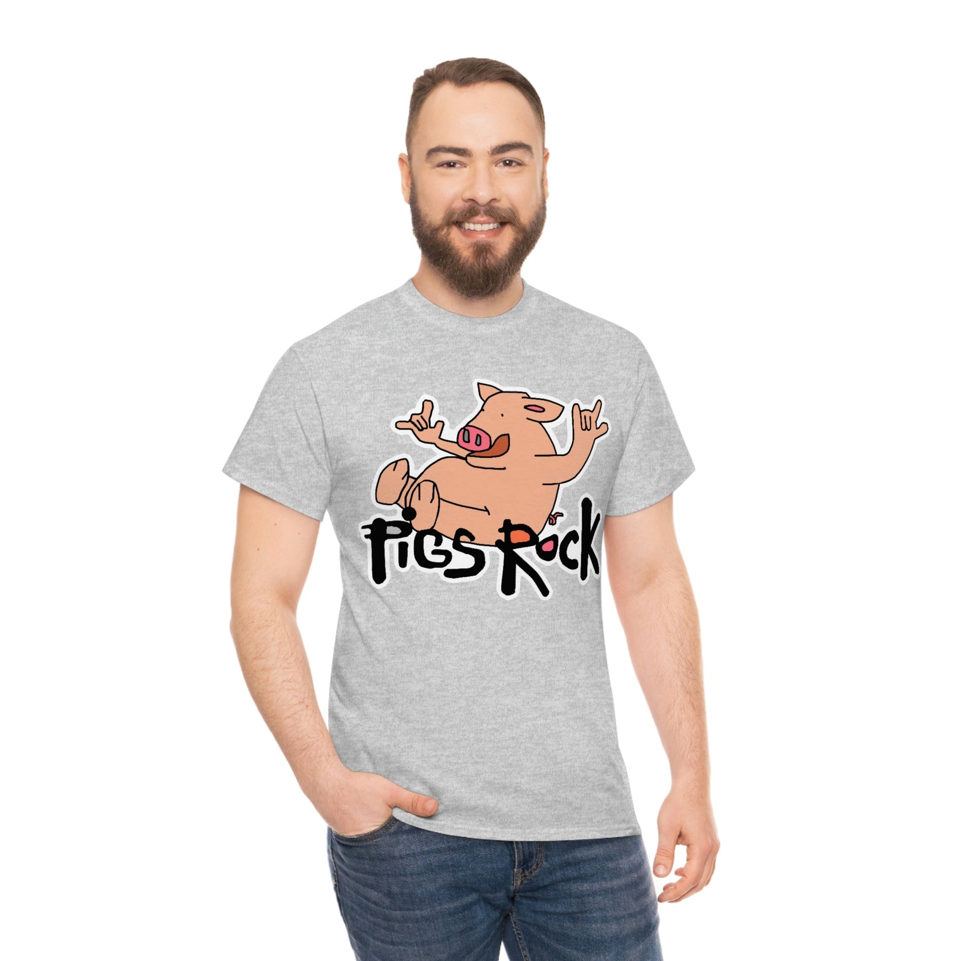 Pigs Rock Unisex Heavy Cotton Tee