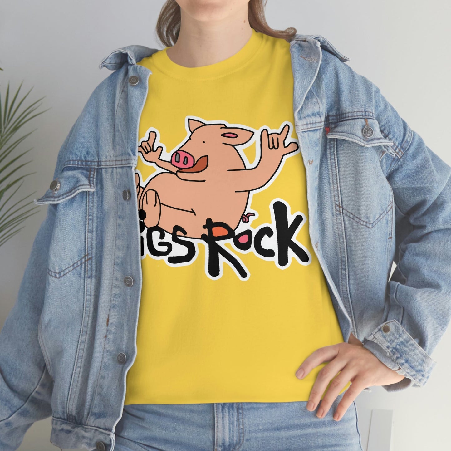 Pigs Rock Unisex Heavy Cotton Tee