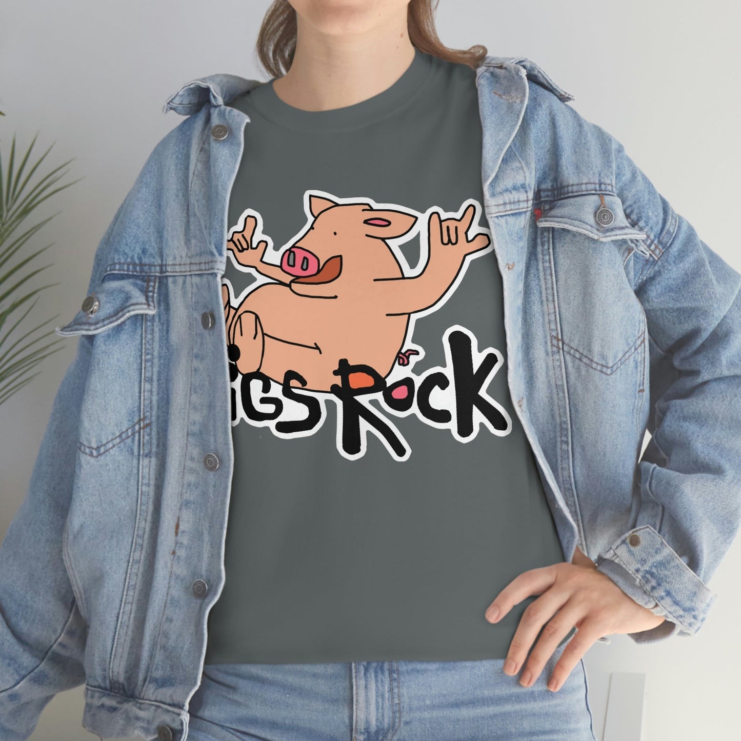 Pigs Rock Unisex Heavy Cotton Tee