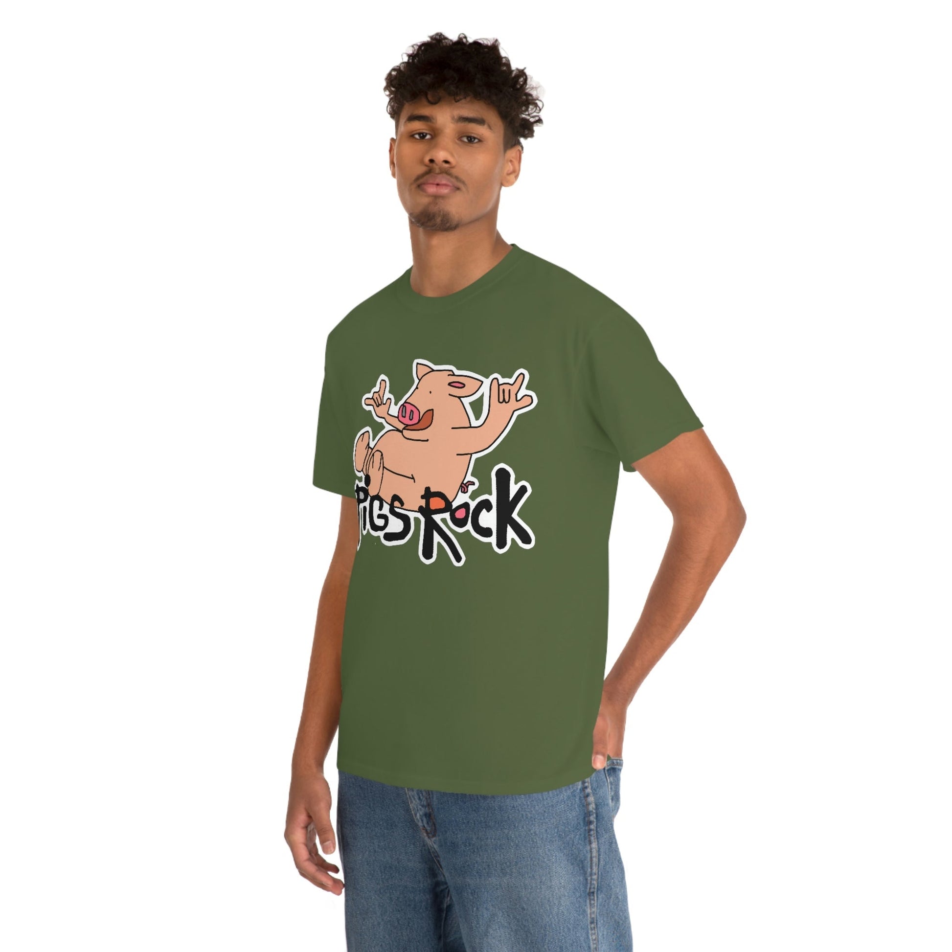 Pigs Rock Unisex Heavy Cotton Tee