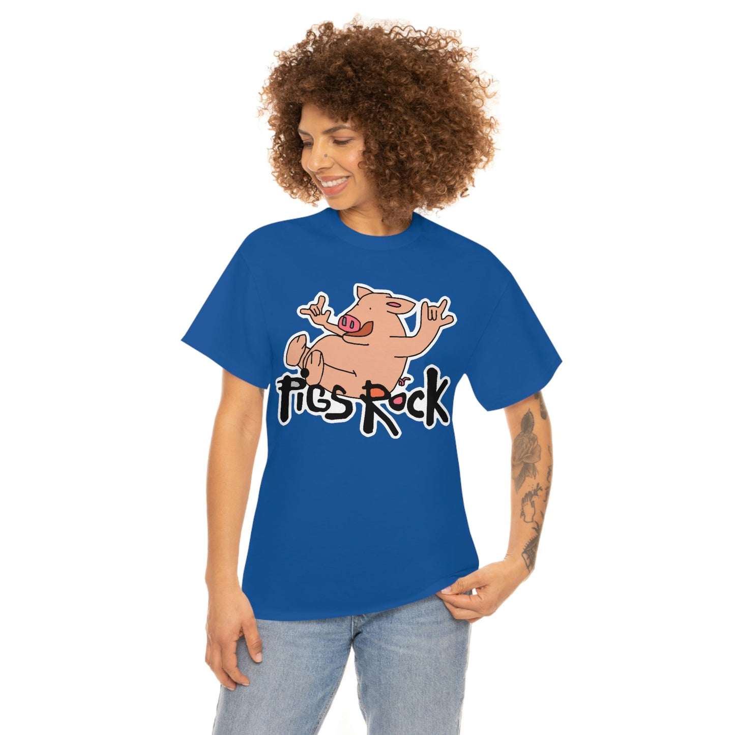 Pigs Rock Unisex Heavy Cotton Tee