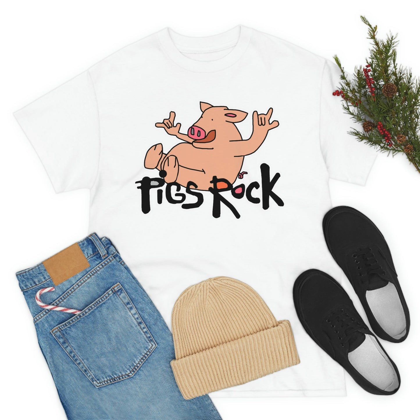 Pigs Rock Unisex Heavy Cotton Tee