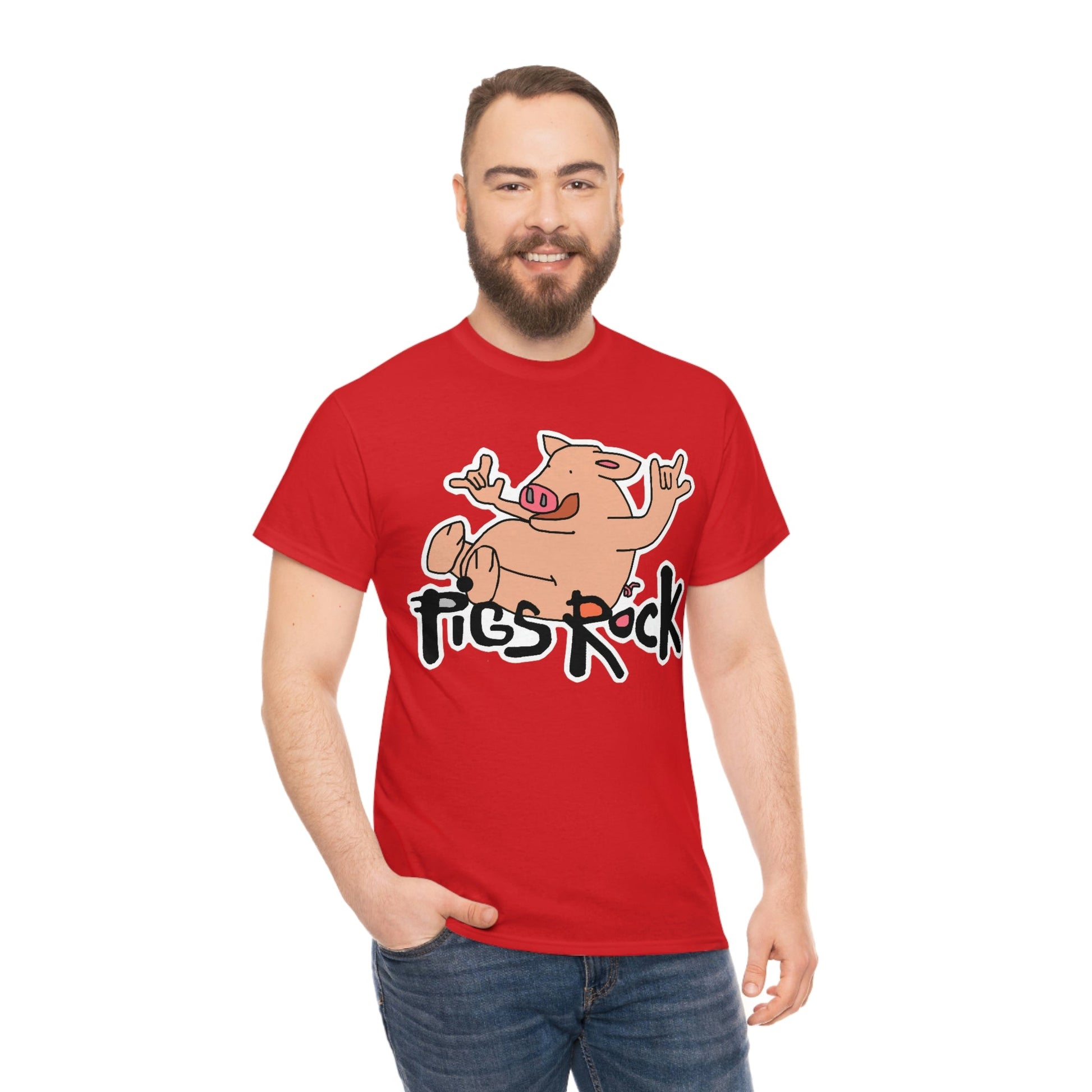 Pigs Rock Unisex Heavy Cotton Tee