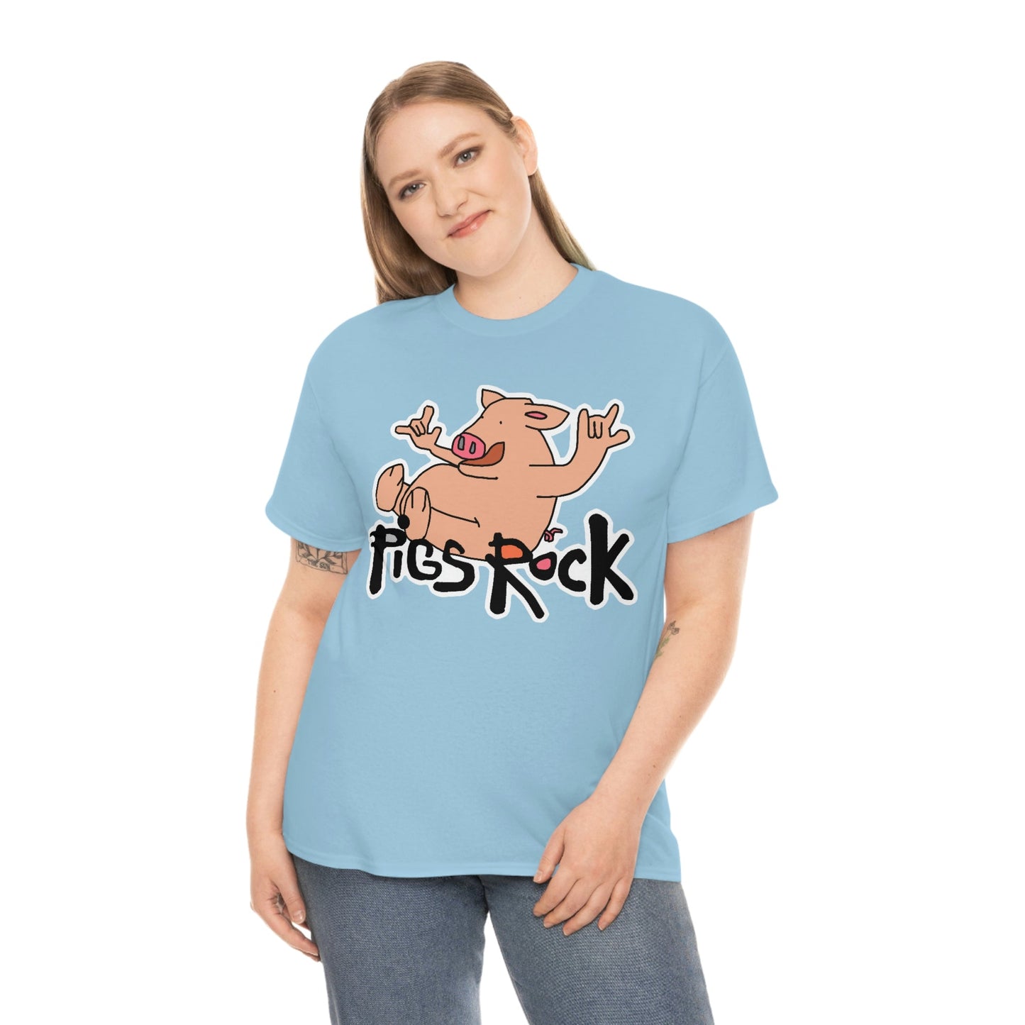 Pigs Rock Unisex Heavy Cotton Tee