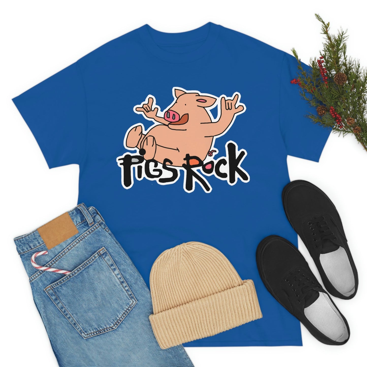 Pigs Rock Unisex Heavy Cotton Tee