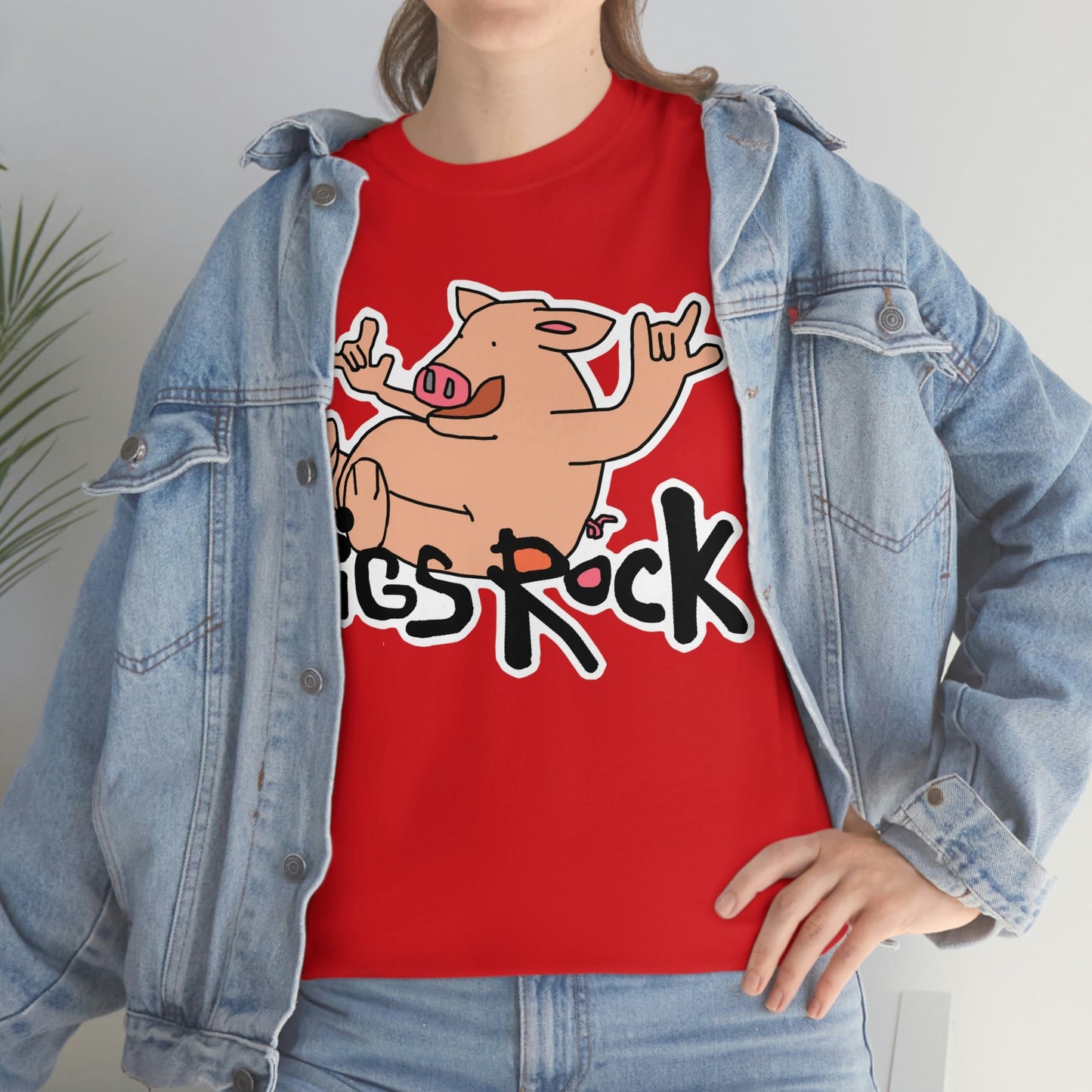 Pigs Rock Unisex Heavy Cotton Tee