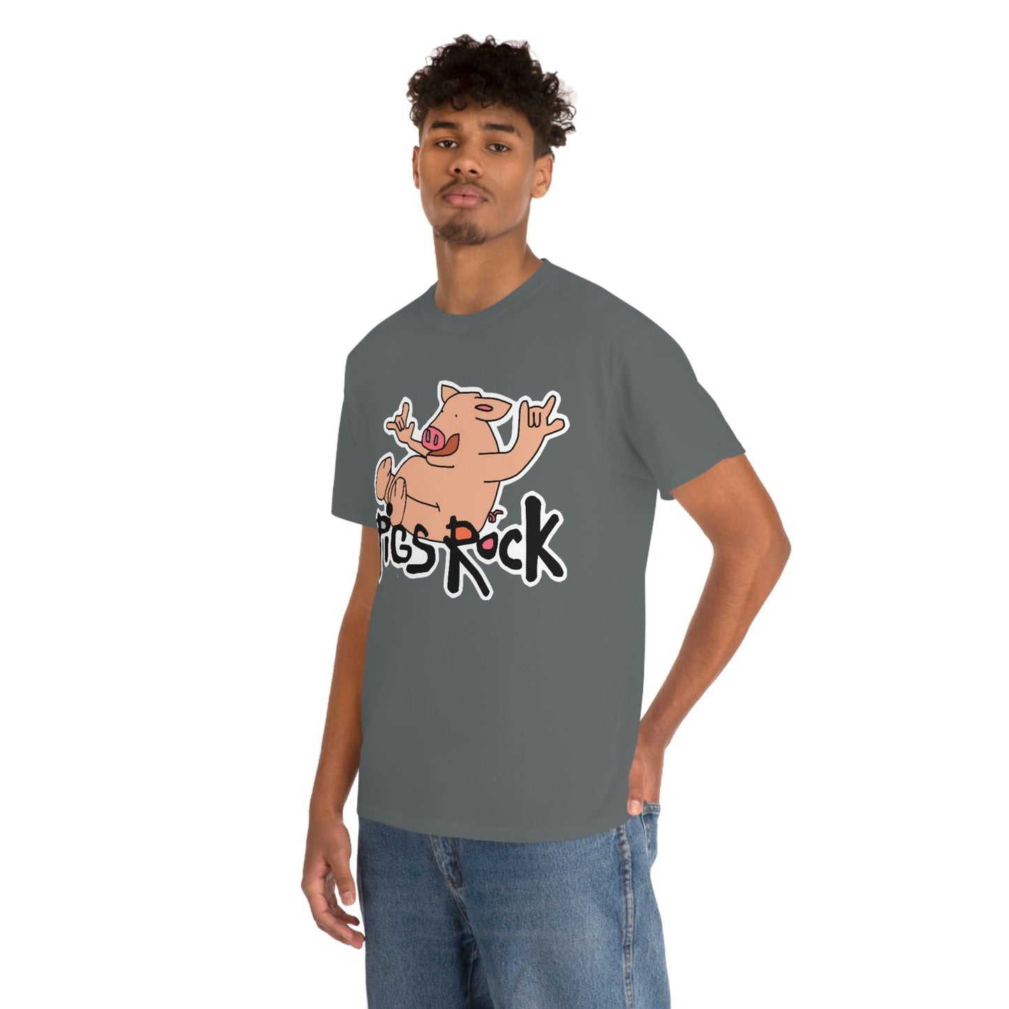 Pigs Rock Unisex Heavy Cotton Tee