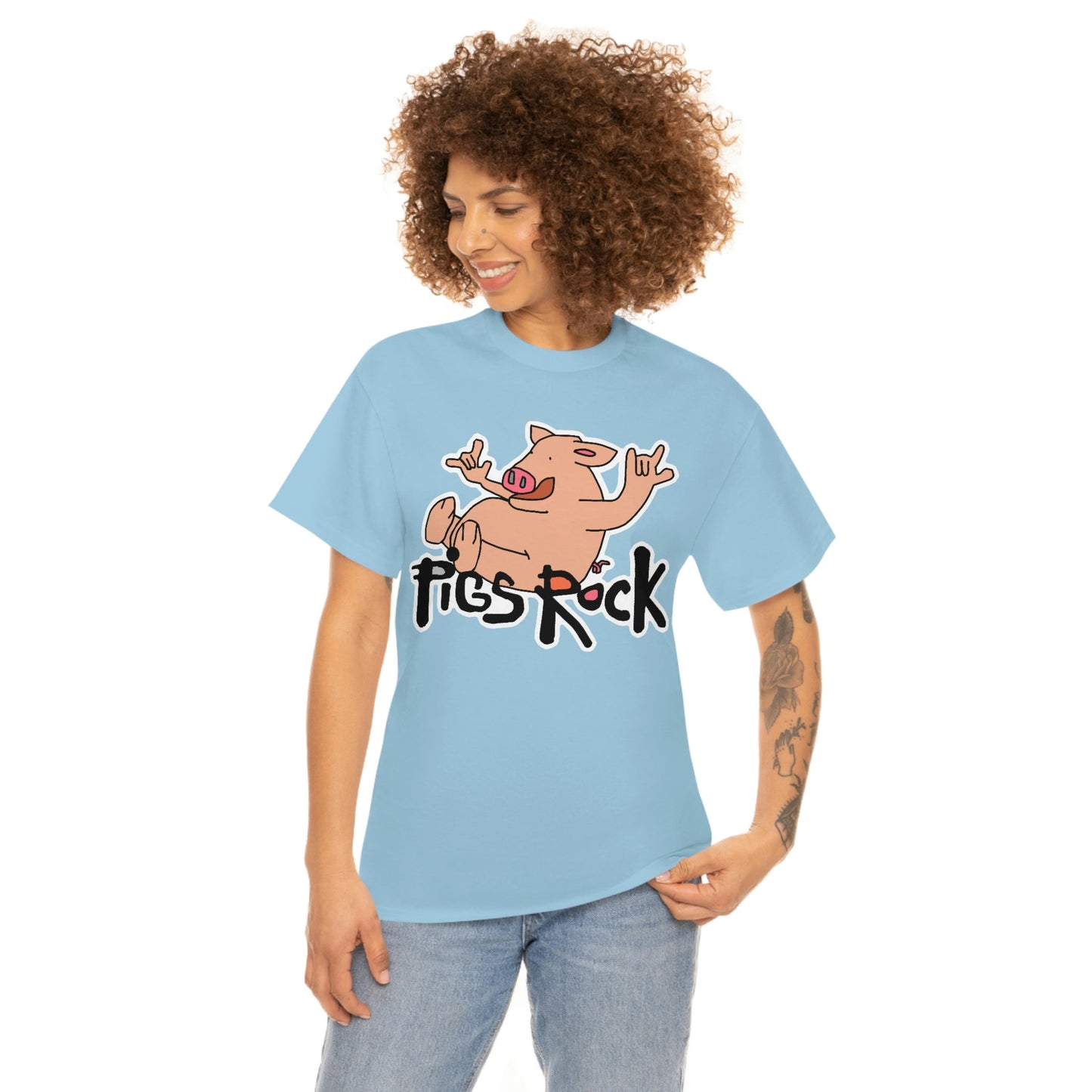 Pigs Rock Unisex Heavy Cotton Tee