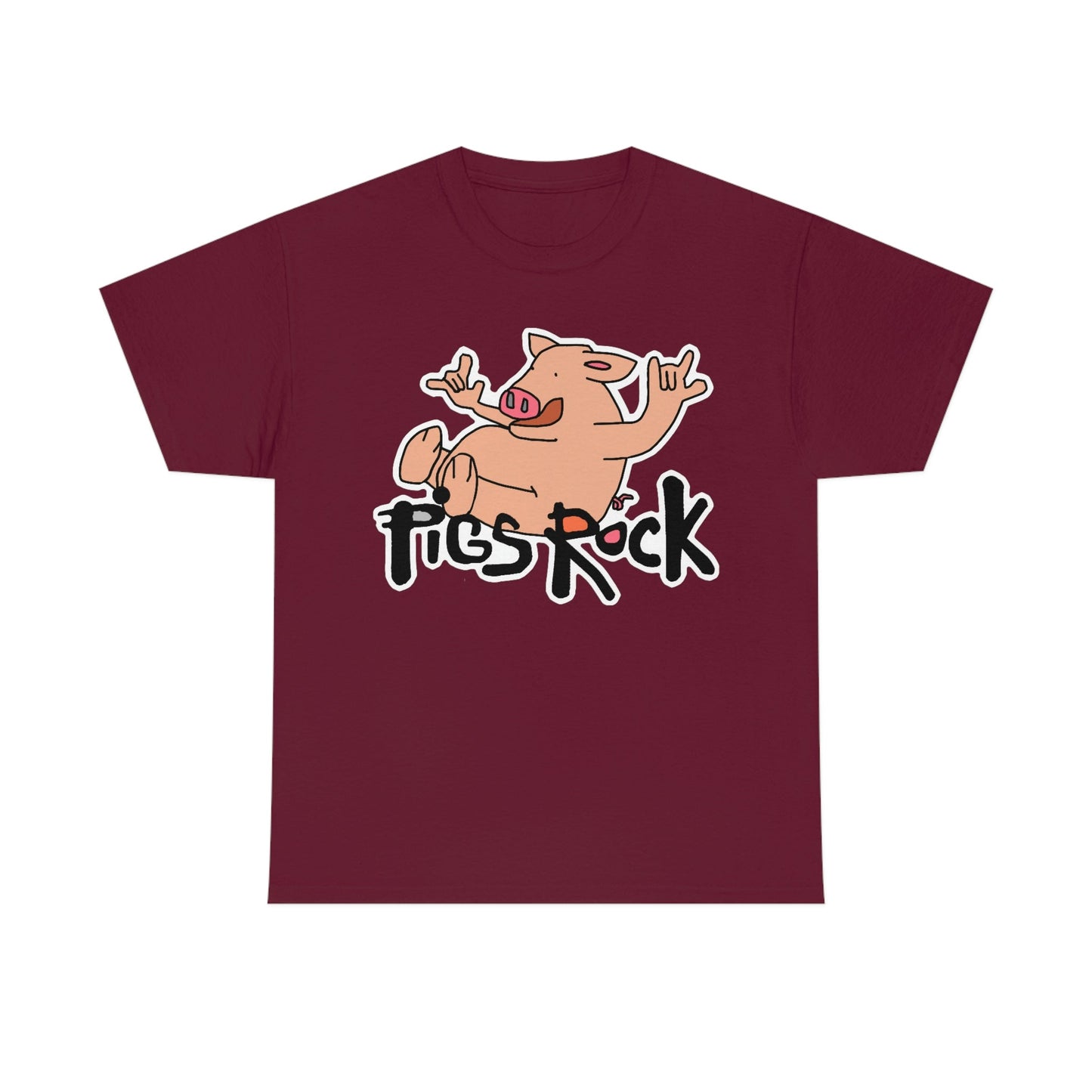 Pigs Rock Unisex Heavy Cotton Tee