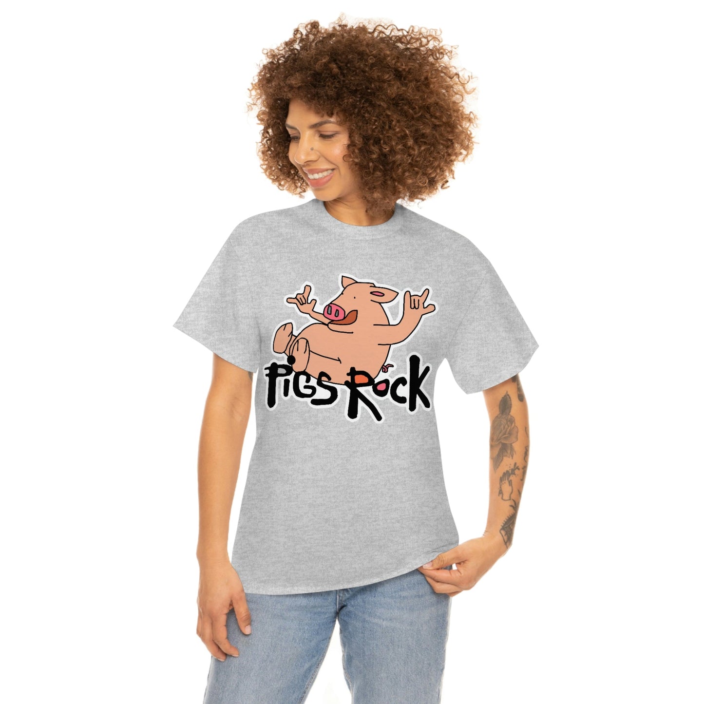 Pigs Rock Unisex Heavy Cotton Tee