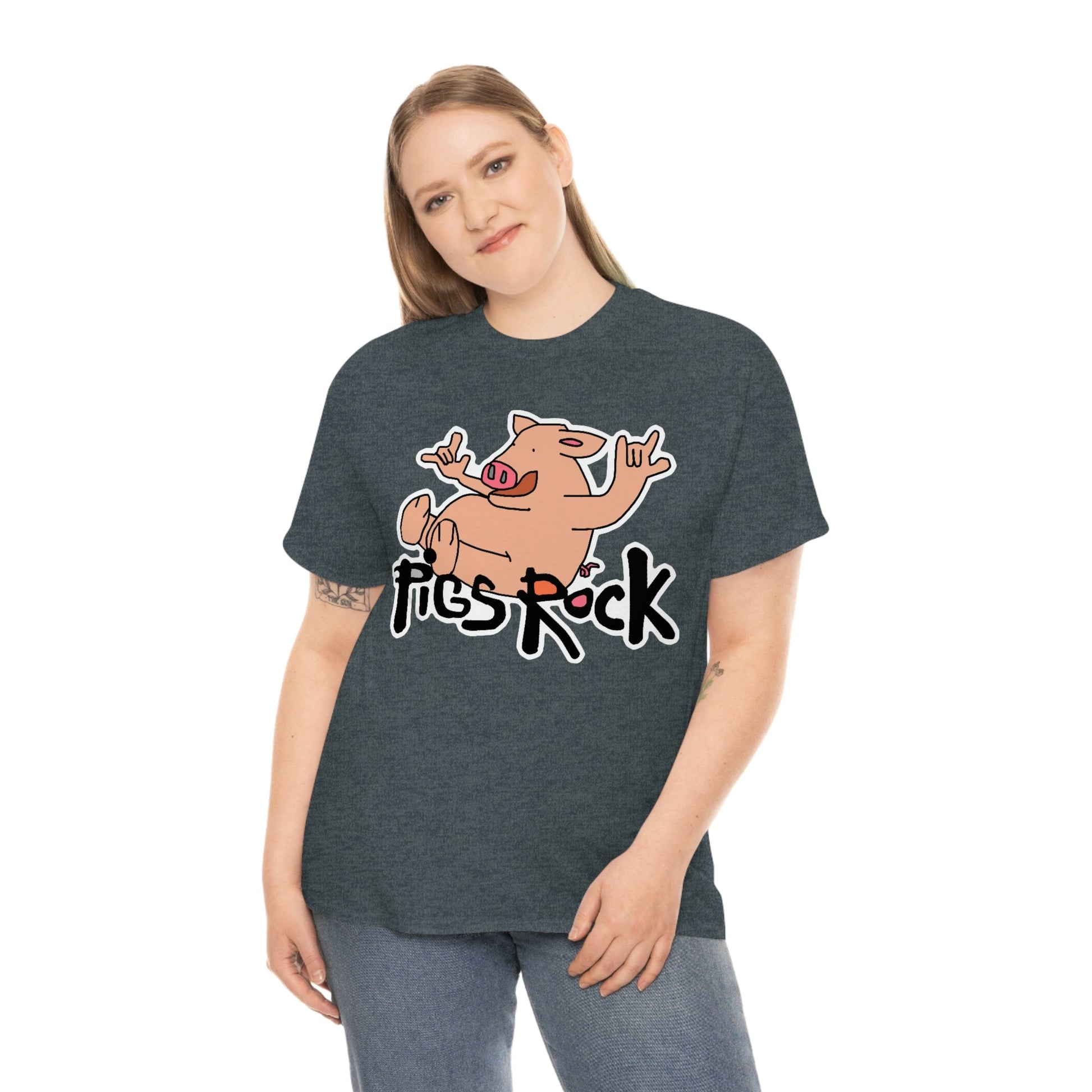 Pigs Rock Unisex Heavy Cotton Tee