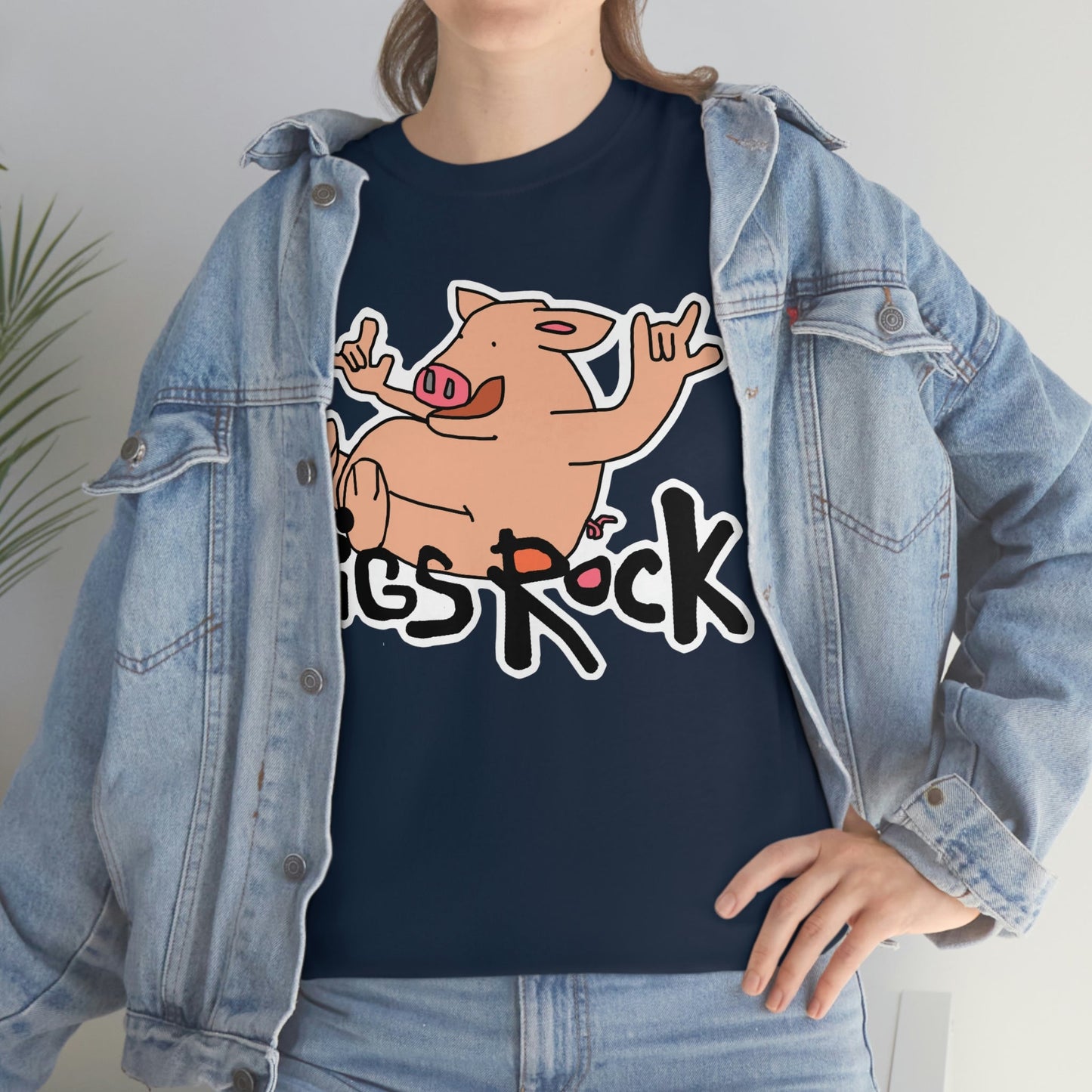 Pigs Rock Unisex Heavy Cotton Tee