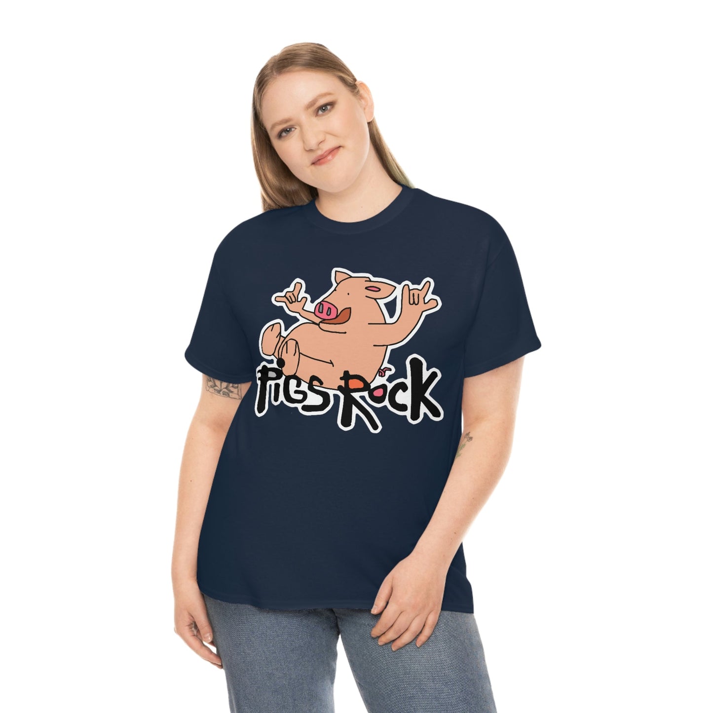 Pigs Rock Unisex Heavy Cotton Tee