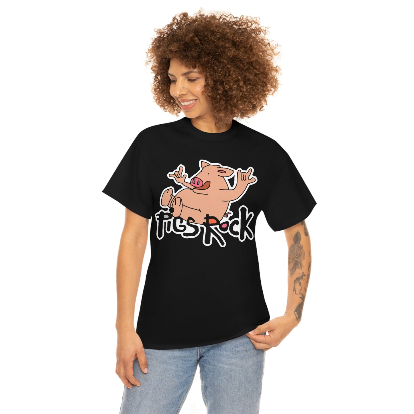 Pigs Rock Unisex Heavy Cotton Tee