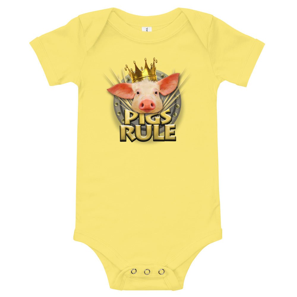 Pigs Rule Onesie